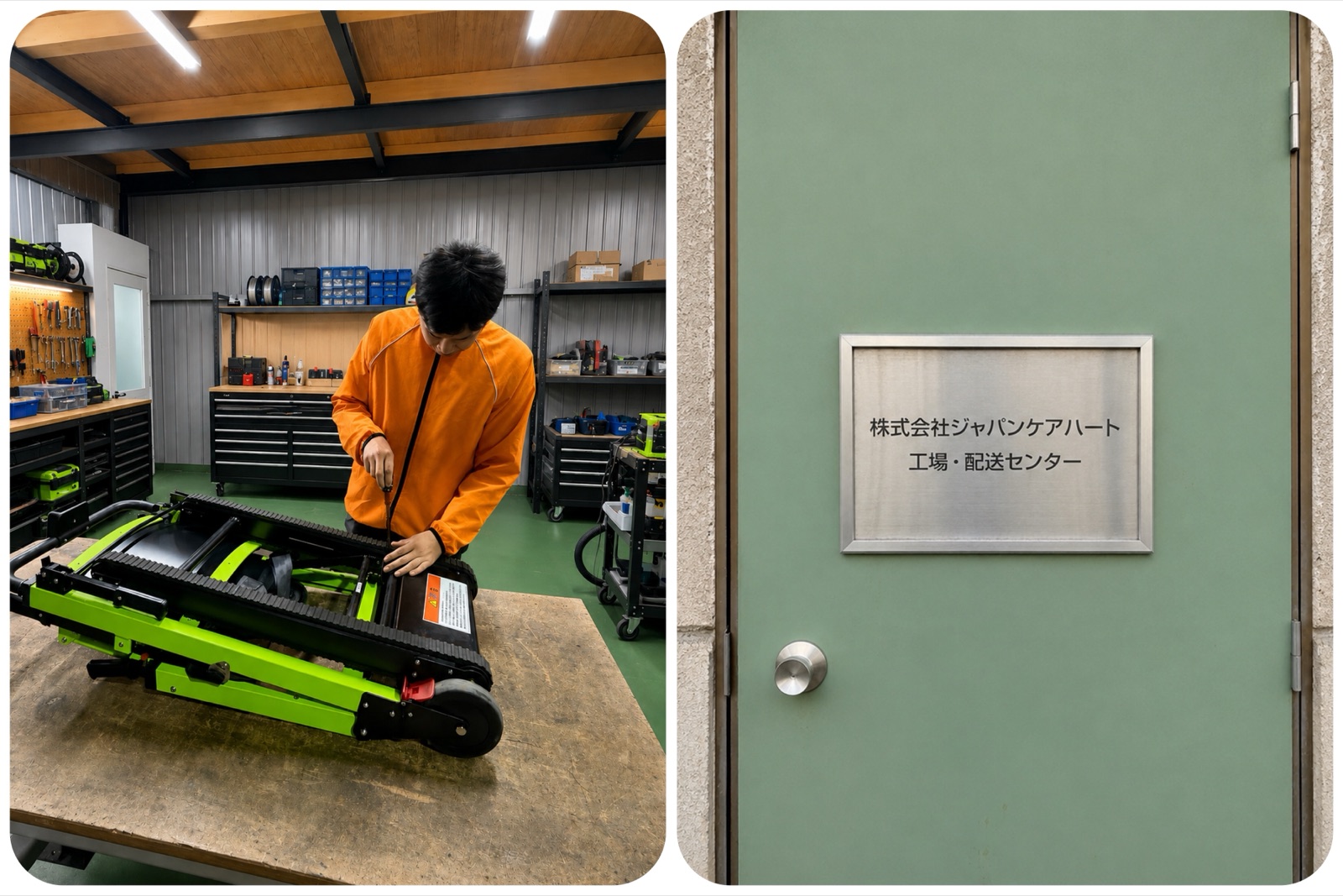 株式会社ジャパンケアハート 工場 & 配送センター